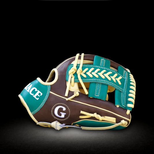 Grace Glove Co 11.50” In Green Brown Blonde Infield OG Web Glove