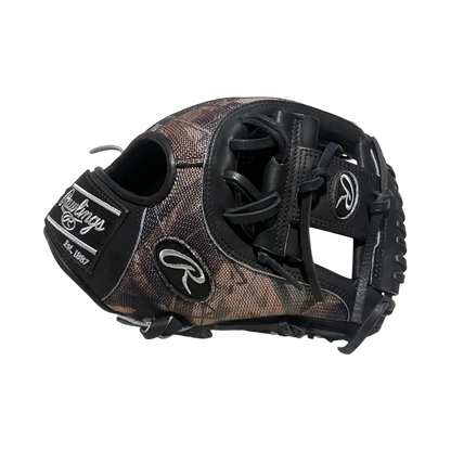 Rawlings Custom 11.50" Inch I-Web Camouflage Speed Shell Black Heart of the Hide Infield Glove