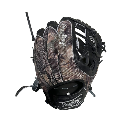 Rawlings Custom 11.50" Inch I-Web Camouflage Speed Shell Black Heart of the Hide Infield Glove