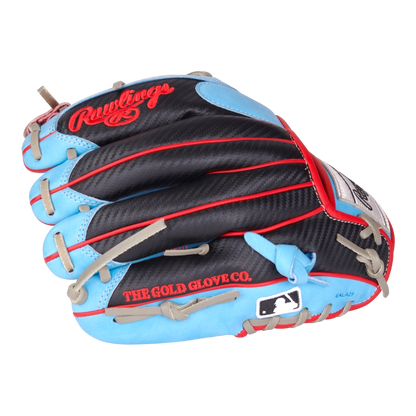 Rawlings Heart of the Hide 11.5" I-Web Baby Blue Red Black Baseball Glove PROR204-2CBS