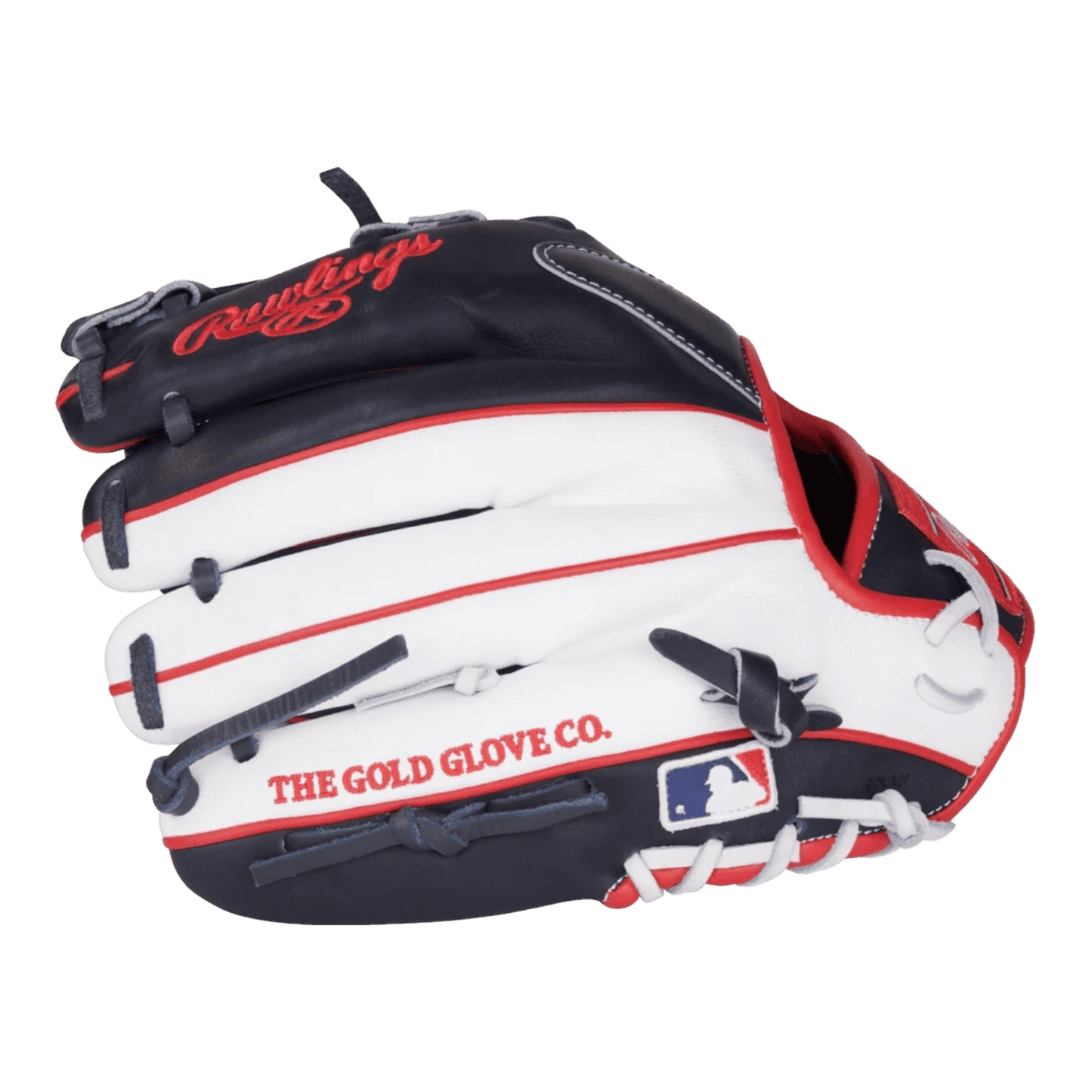 Rawlings Heart of the Hide 11.5" ContoUR I-Web Red White Blue Baseball Glove PROR204U-2N