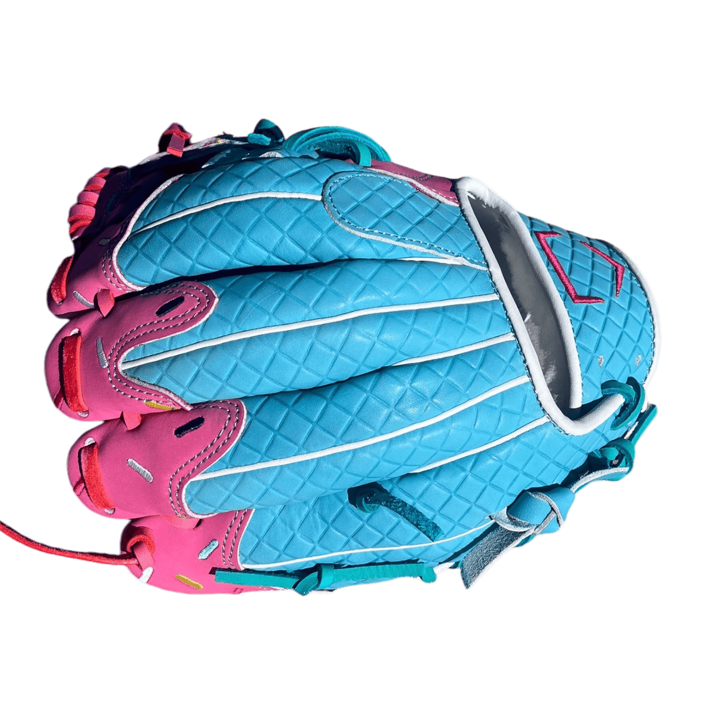 CB Youth Ice Cream Glove 11.5” I-Web Pink Cone Baby Blue Drip