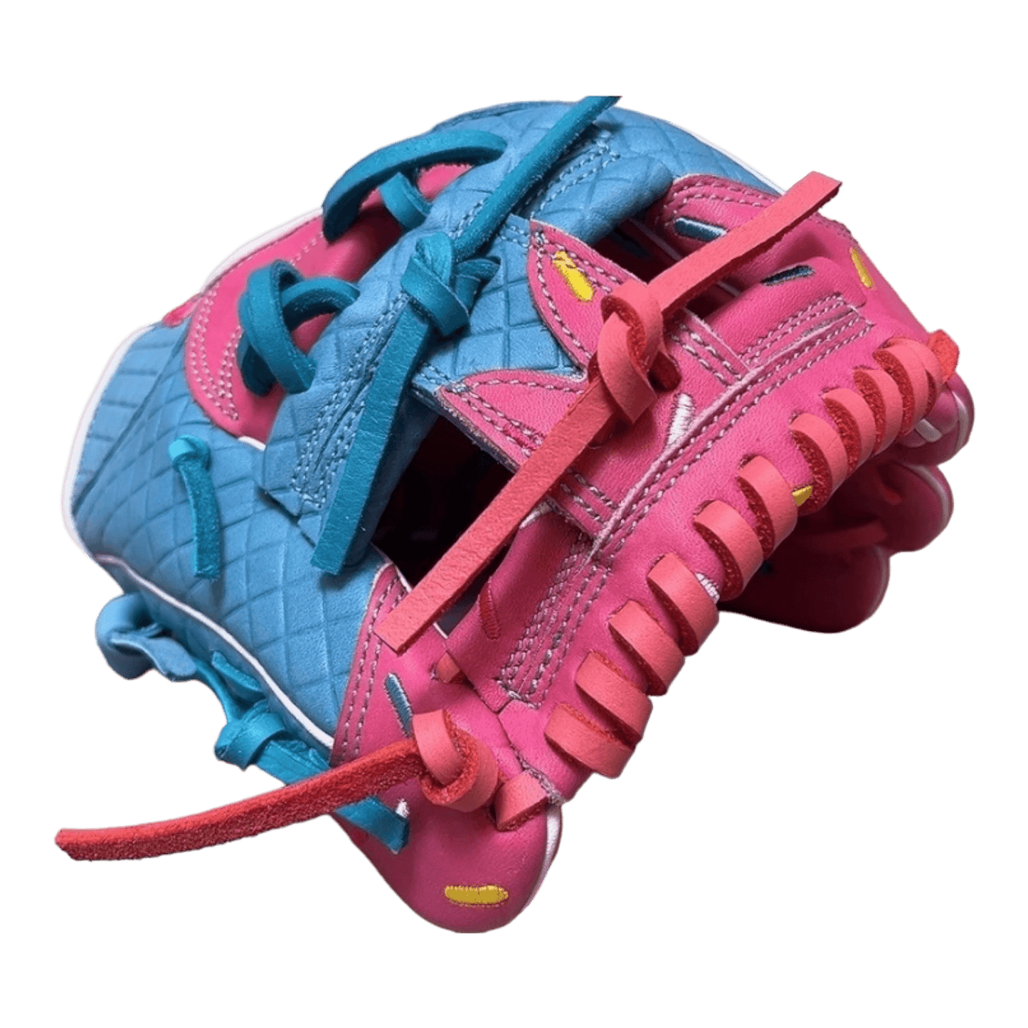 CB Youth Ice Cream Glove 11.5” I-Web Pink Cone Baby Blue Drip