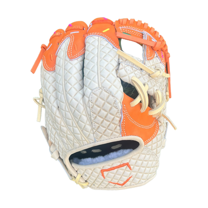 Custom Ballgloves Orange Ice Cream Baseball Glove 11.5” I-Web Infield