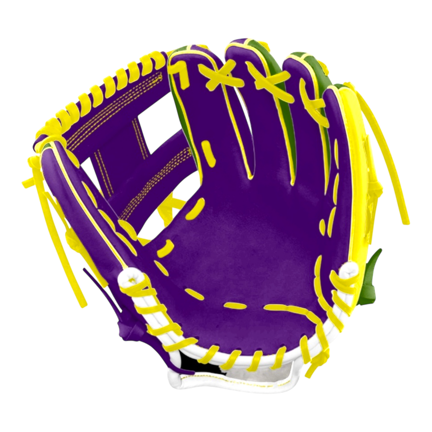 CB Mardi Gras Series Kip 11.5” I-Web Purple Green Yellow Baseball Glove