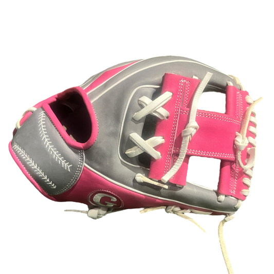 Grace Glove Co Custom 11.5” Pink White Blonde I-Web Infield Glove