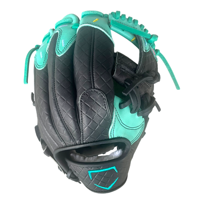 Custom Ballgloves Mint Black Ice Cream Baseball Glove 11.5” I-Web