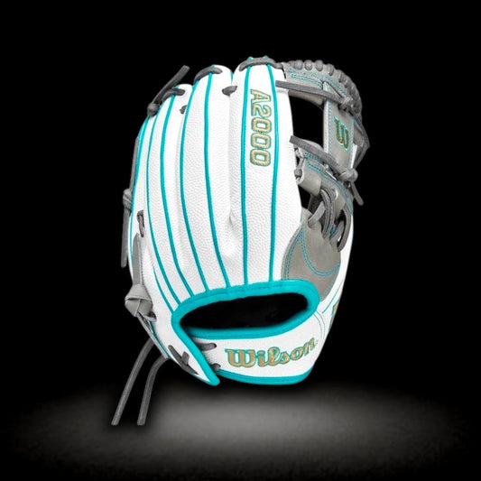 Wilson A2000 H75SS 11.75” White Aqua Infield Glove