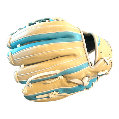 Grace Glove Co Custom 11.5” Baby Blue Blonde White I-Web Infield Glove