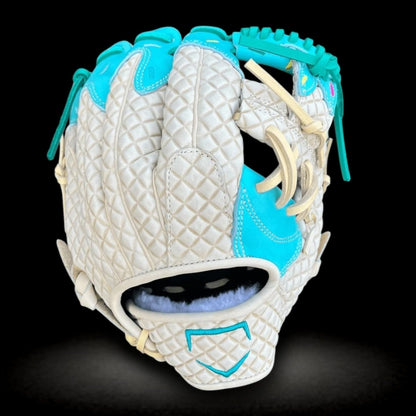 Custom Ballgloves Mint Ice Cream Baseball Glove 11.5” I-Web Infield