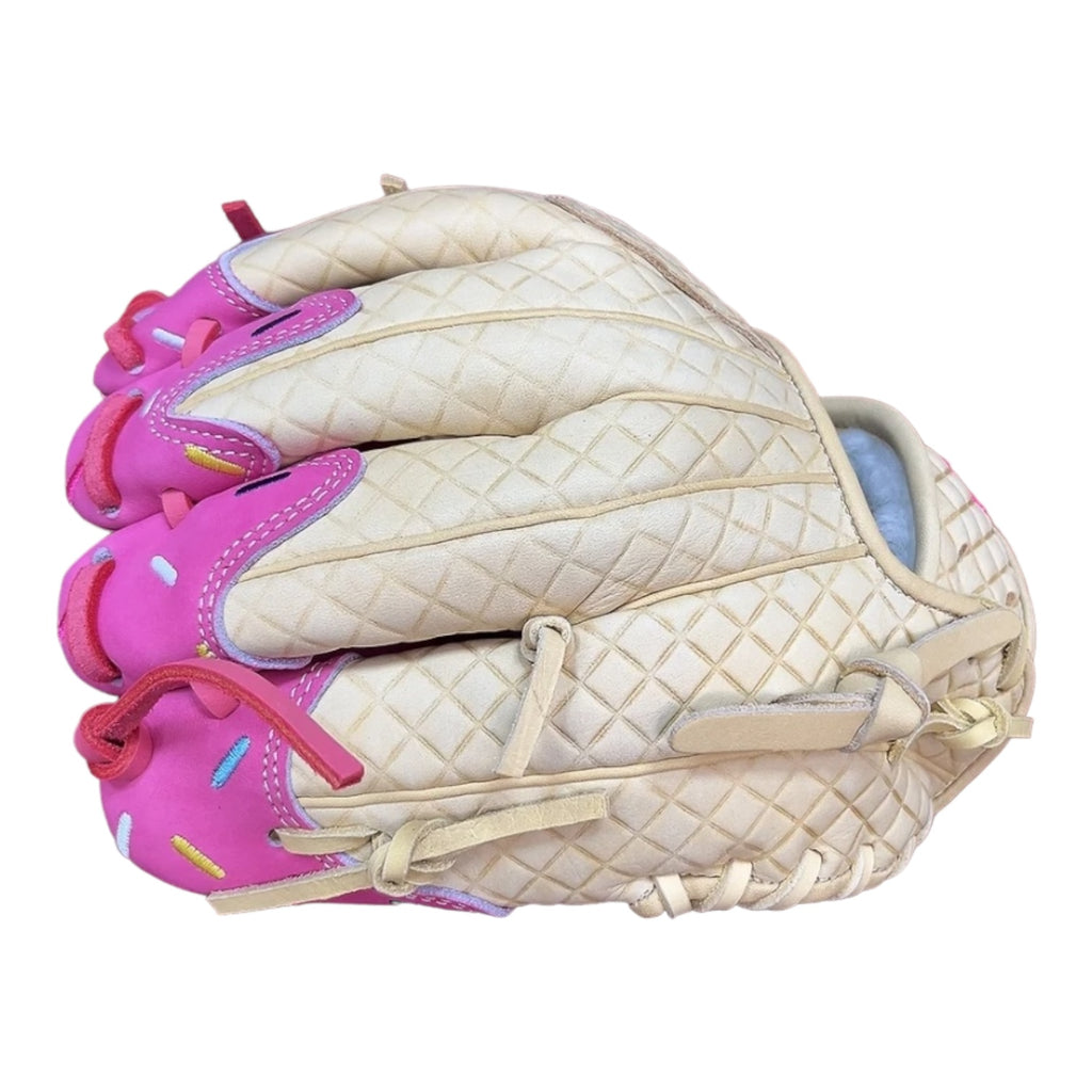 Custom Ballgloves 11.5” I-Web Ice Cream Baseball Glove Pink Blonde