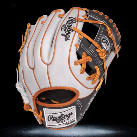 Rawlings Heart of the Hide 11.5" I-Web Gray Black Brown ContoUR Baseball Glove PROR234U-2DS