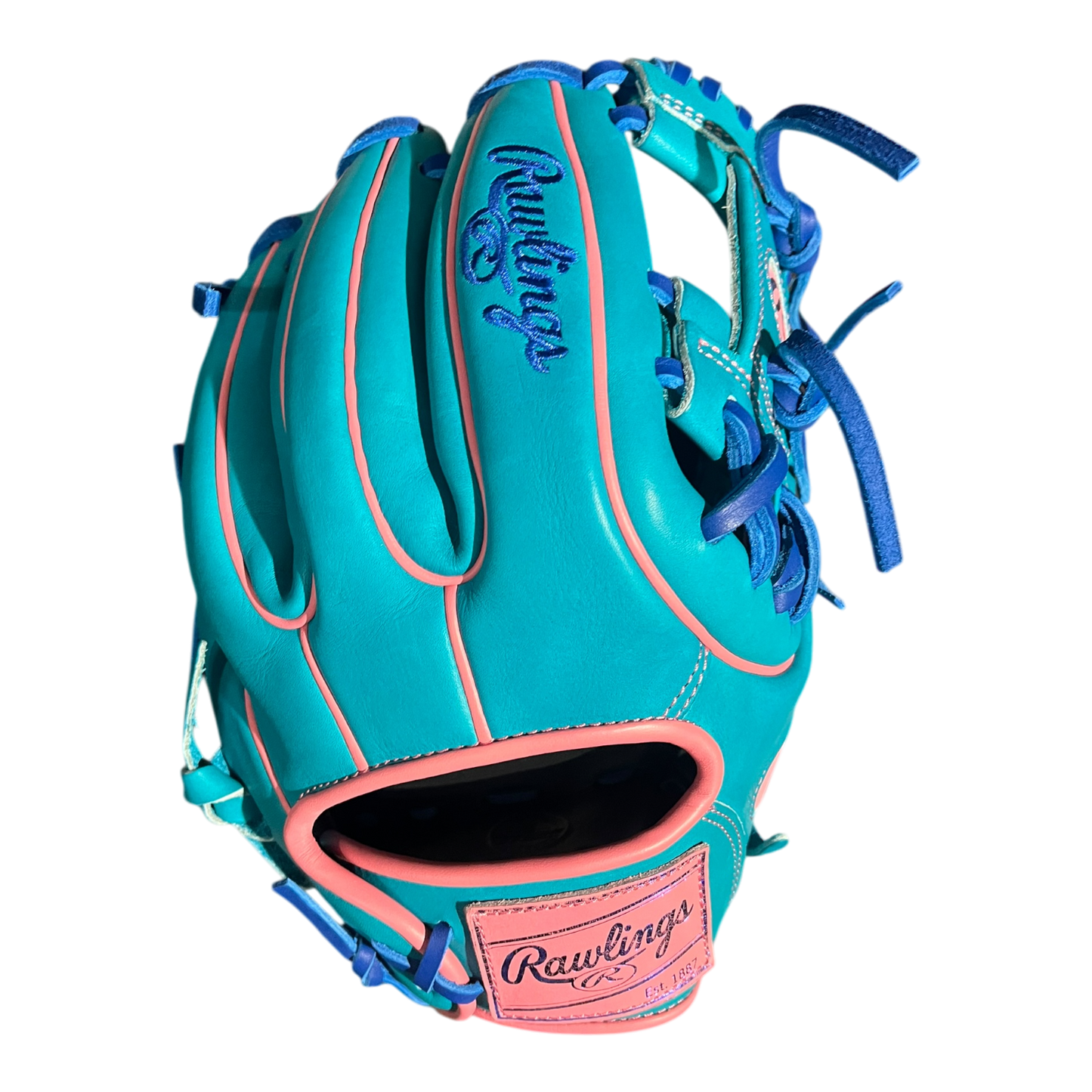 Rawlings Exclusive 11.5” I-Web Aqua Pink Glove