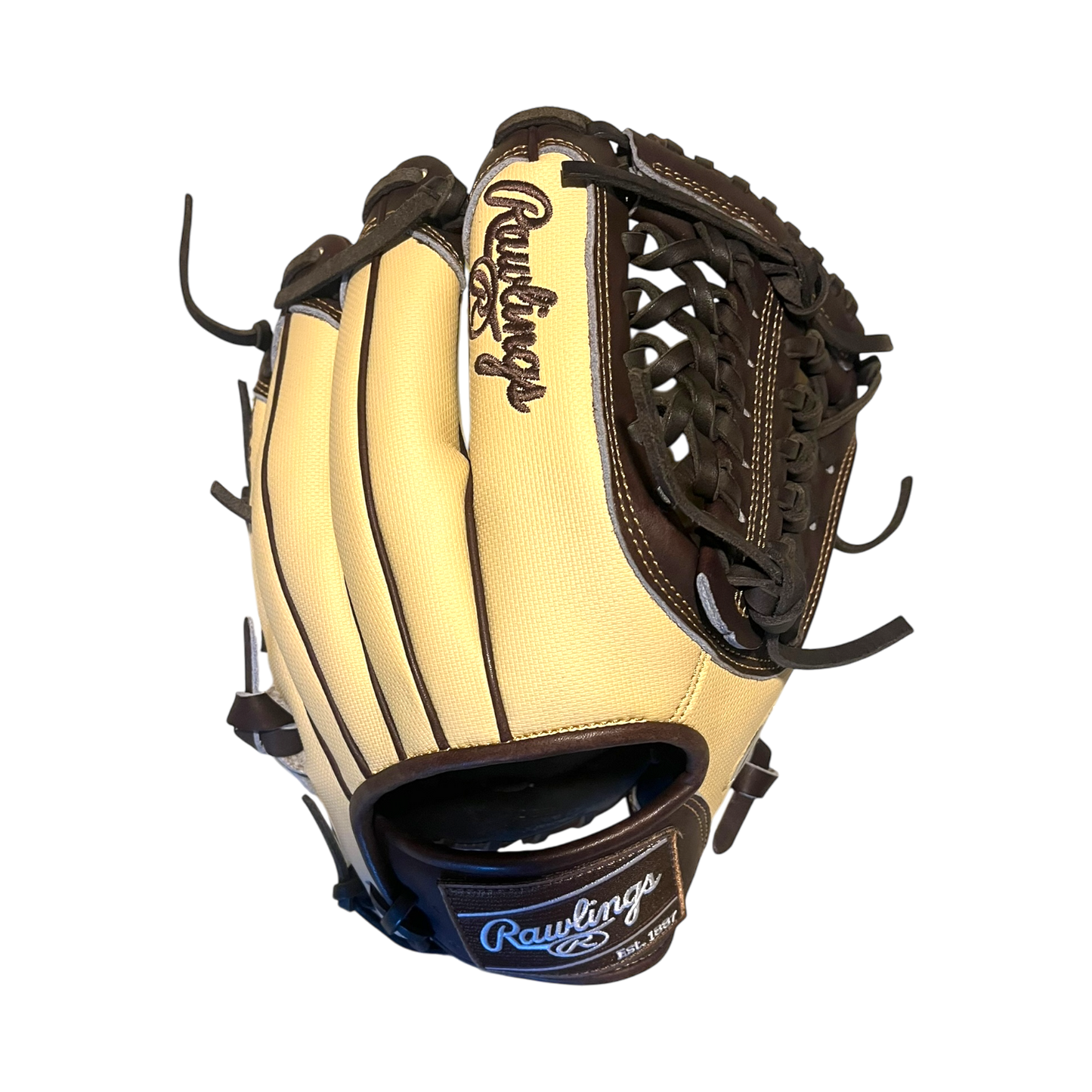 Rawlings Custom 11.50" Inch Modified Trapeze Blonde Speed Shell Brown Heart of the Hide Pitcher Infield Glove