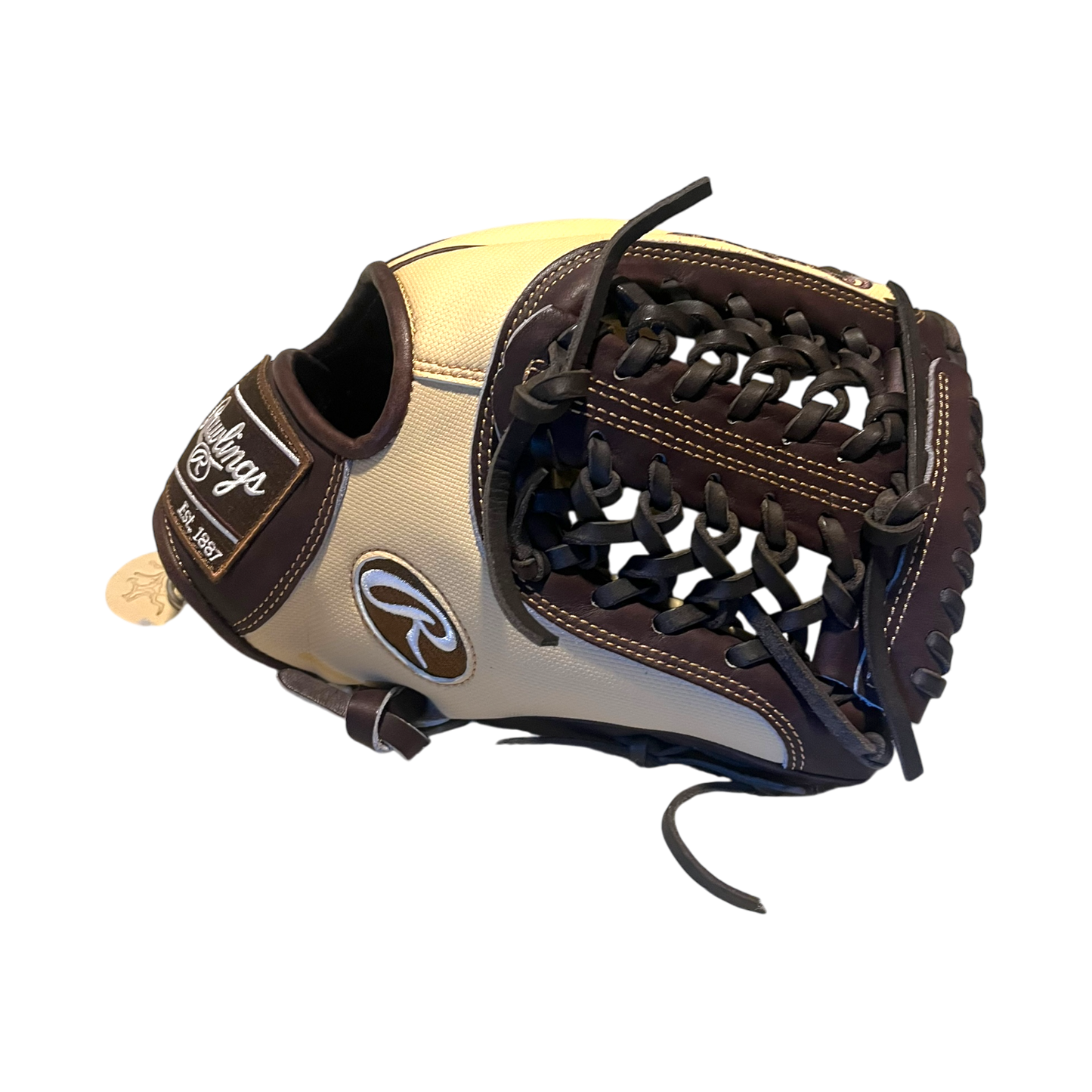 Rawlings Custom 11.50" Inch Modified Trapeze Blonde Speed Shell Brown Heart of the Hide Pitcher Infield Glove