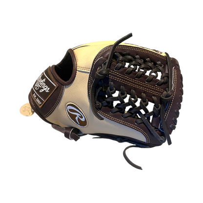 Rawlings Custom 11.50" Inch Modified Trapeze Blonde Speed Shell Brown Heart of the Hide Pitcher Infield Glove