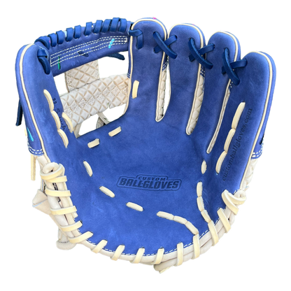 Custom Ballgloves Navy Blue Ice Cream Baseball Glove 11.5” I-Web Infield