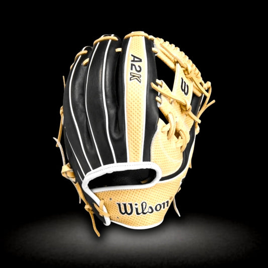 Wilson A2K 11.75” WBW1013751175 I-Web Black Blonde Infield Glove