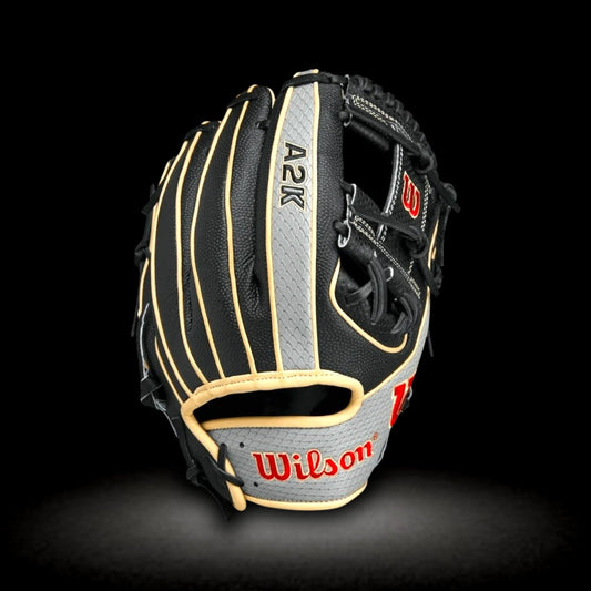 Wilson A2K 11.5” I-Web WBW101374115 Black Gray Infield Glove