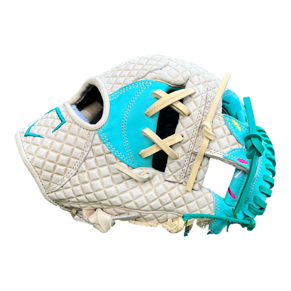 Custom Ballgloves Mint Ice Cream Baseball Glove 11.5” I-Web Infield