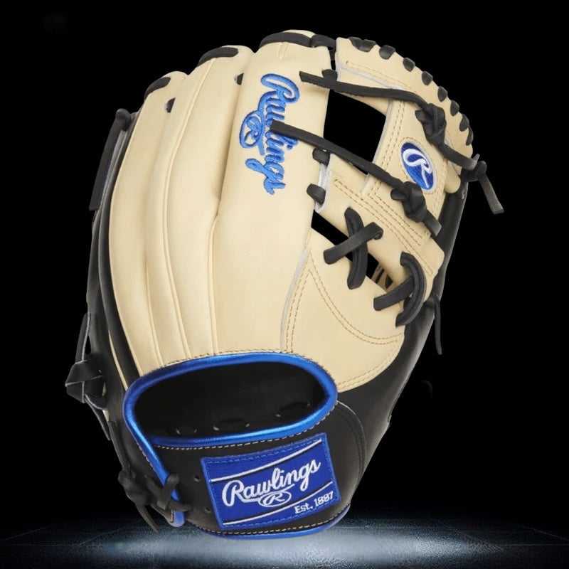 Rawlings 11.5" Inch I-Web Blonde Black Blue Heart of the Hide Infield Glove