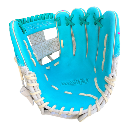 Custom Ballgloves Mint Ice Cream Baseball Glove 11.5” I-Web Infield