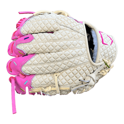 Custom Ballgloves Pink Ice Cream Baseball Glove 11.5” I-Web Infield