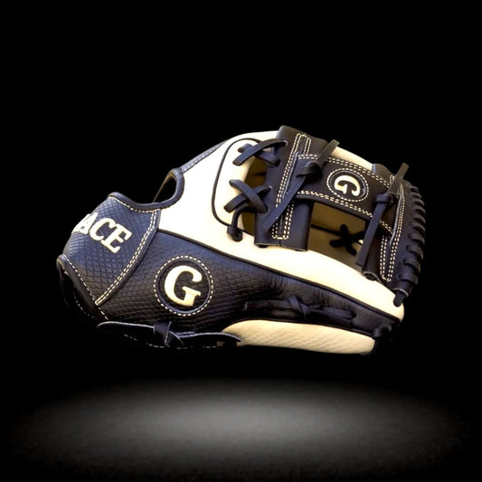 Grace Glove Co 11.50” In Blonde Black Snake Skin Infield I-Web Glove