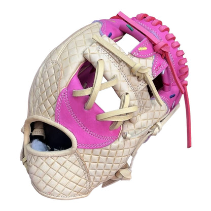 Custom Ballgloves 11.5” I-Web Ice Cream Baseball Glove Pink Blonde