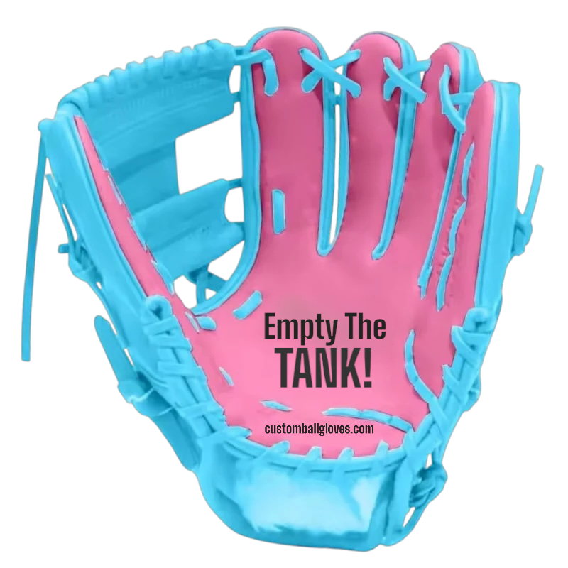 CB Motivation Series “Empty The Tank!” 11.5” I-Web Baby Blue Pink Baseball Glove