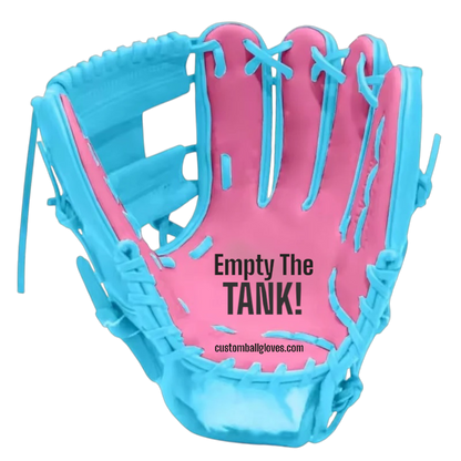 CB Motivation Series “Empty The Tank!” 11.5” I-Web Baby Blue Pink Baseball Glove