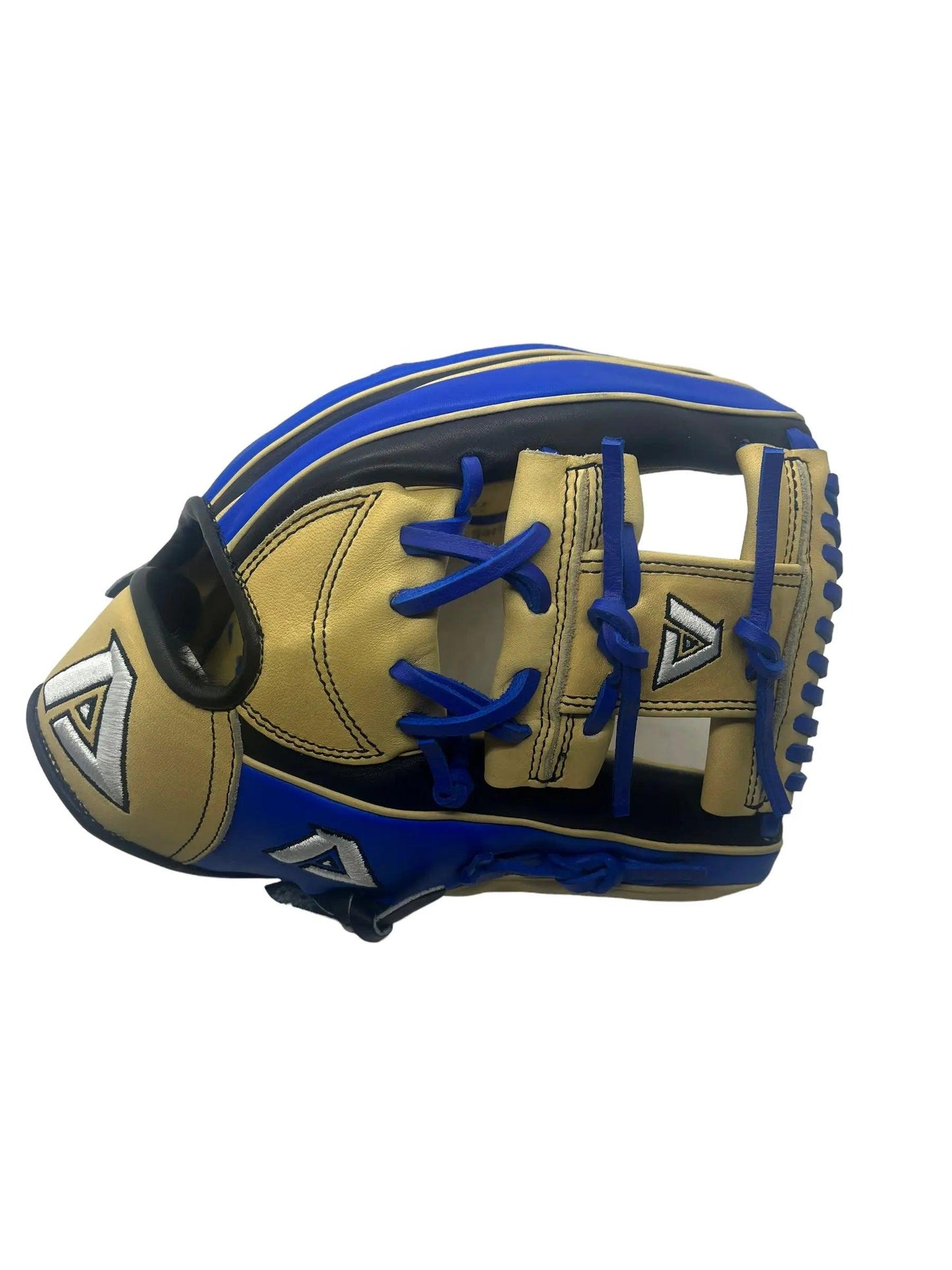 Akadema Torino Series 11.5” Inch Black Blue I Web Infielders Glove - CustomBallgloves.com