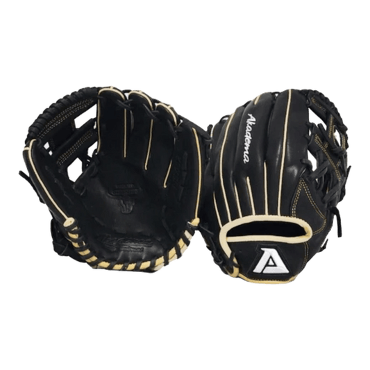 Akadema Youth PEL Series PEL992 11.5” Inch Black I Web Infielders Glove - CustomBallgloves.com