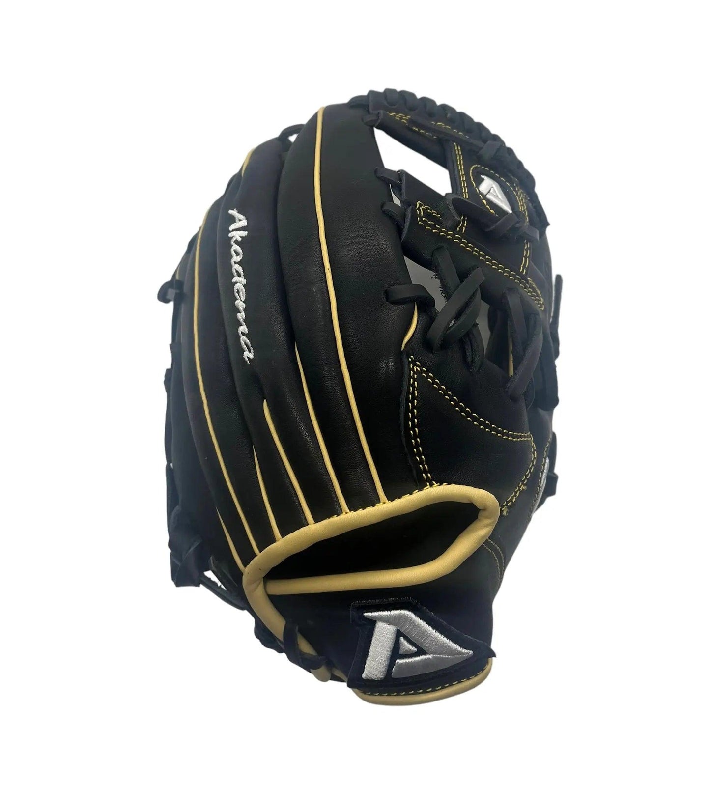 Akadema Youth PEL Series PEL992 11.5” Inch Black I Web Infielders Glove - CustomBallgloves.com