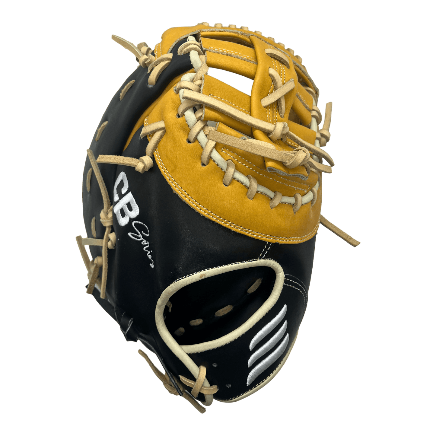 Emery CB Series 13” Inch Black Brown Blonde First Base Mitt - CustomBallgloves.com