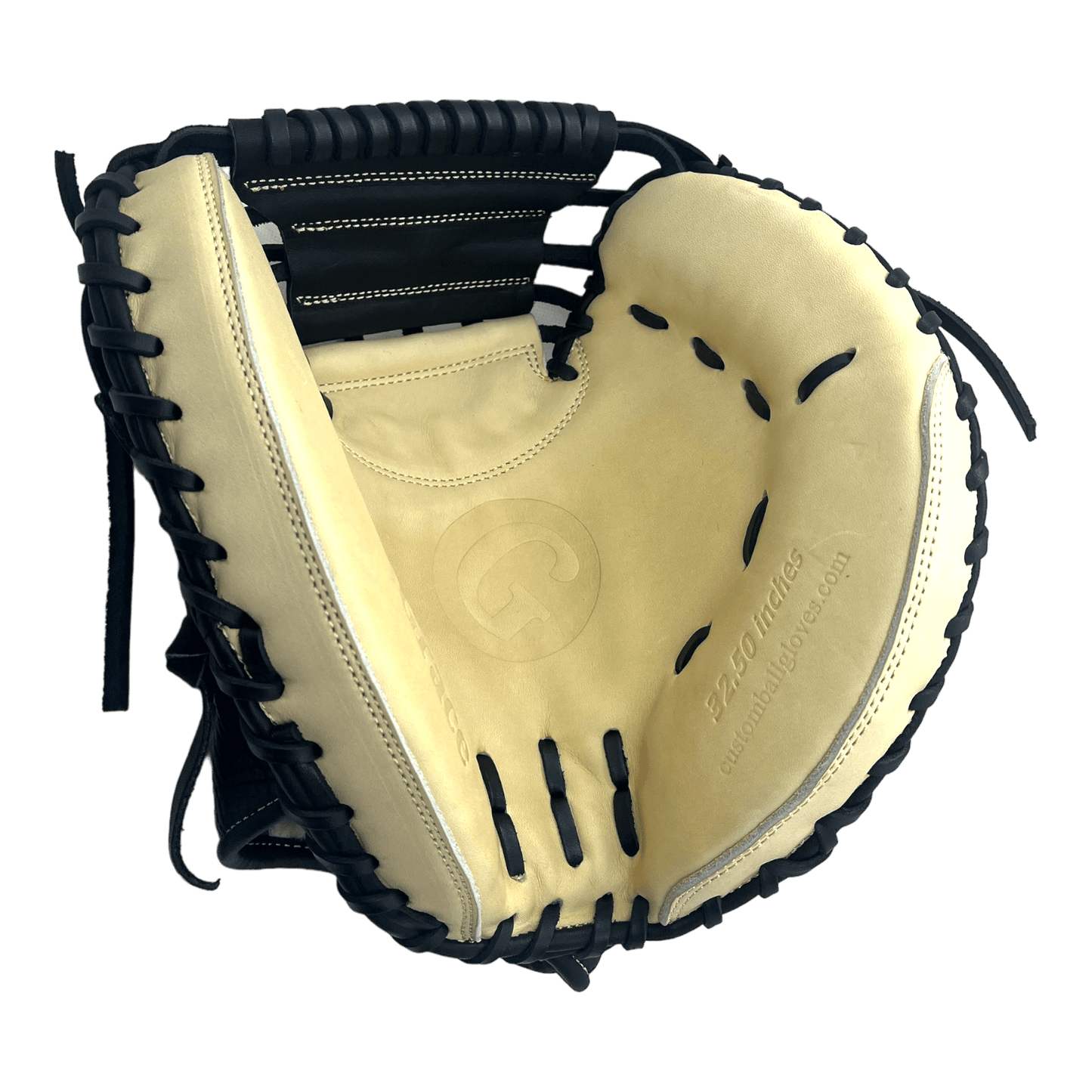 Grace Custom 32.5” Inch Black Snake Skin Blonde Catchers Mitt RHT - CustomBallgloves.com