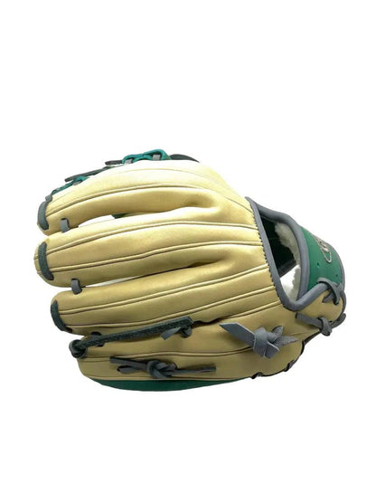 Grace Glove Co 11.25” In Blonde Green Infield I Web Glove - CustomBallgloves.com