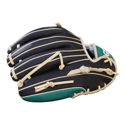 Grace Glove Co 11.50” In Green Black Blonde Infield OG Web Glove - CustomBallgloves.com