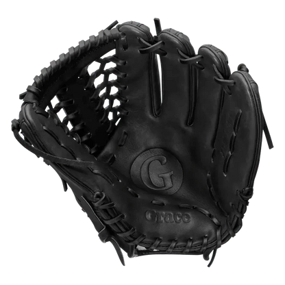 Grace Glove Co 12" In Black Fielding Pitching Modified Trapeze Web Glove - CustomBallgloves.com