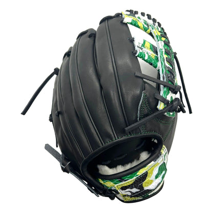 Ignite Glove Co 11.5” Inch OG Web Camo Snakeskin Black Infield Glove - CustomBallgloves.com