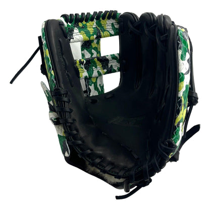 Ignite Glove Co 11.5” Inch OG Web Camo Snakeskin Black Infield Glove - CustomBallgloves.com