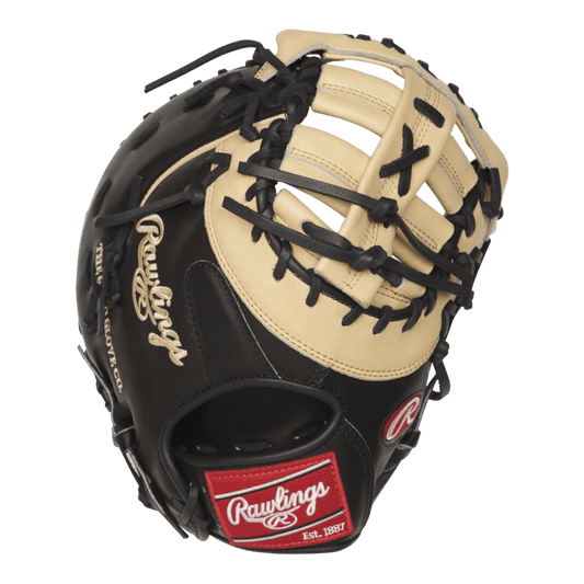 Rawlings 13" Inch Heart of the Hide Blonde Black First Base Mitt - CustomBallgloves.com