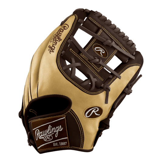 Rawlings Custom 11.50" Inch I-Web Blonde Speed Shell Brown Heart of the Hide Infield Glove - CustomBallgloves.com