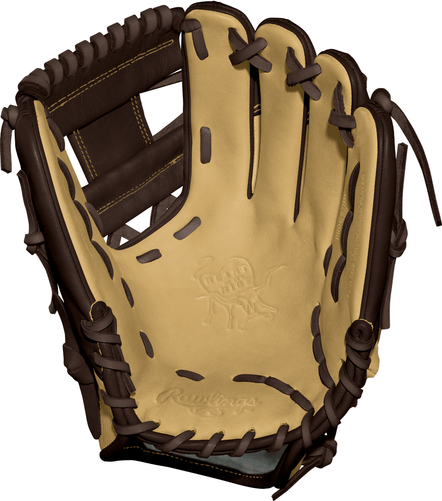 Rawlings Custom 11.50" Inch I-Web Blonde Speed Shell Brown Heart of the Hide Infield Glove - CustomBallgloves.com