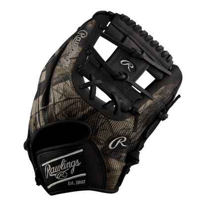 Rawlings Custom 11.50" Inch I-Web Camouflage Speed Shell Black Heart of the Hide Infield Glove - CustomBallgloves.com