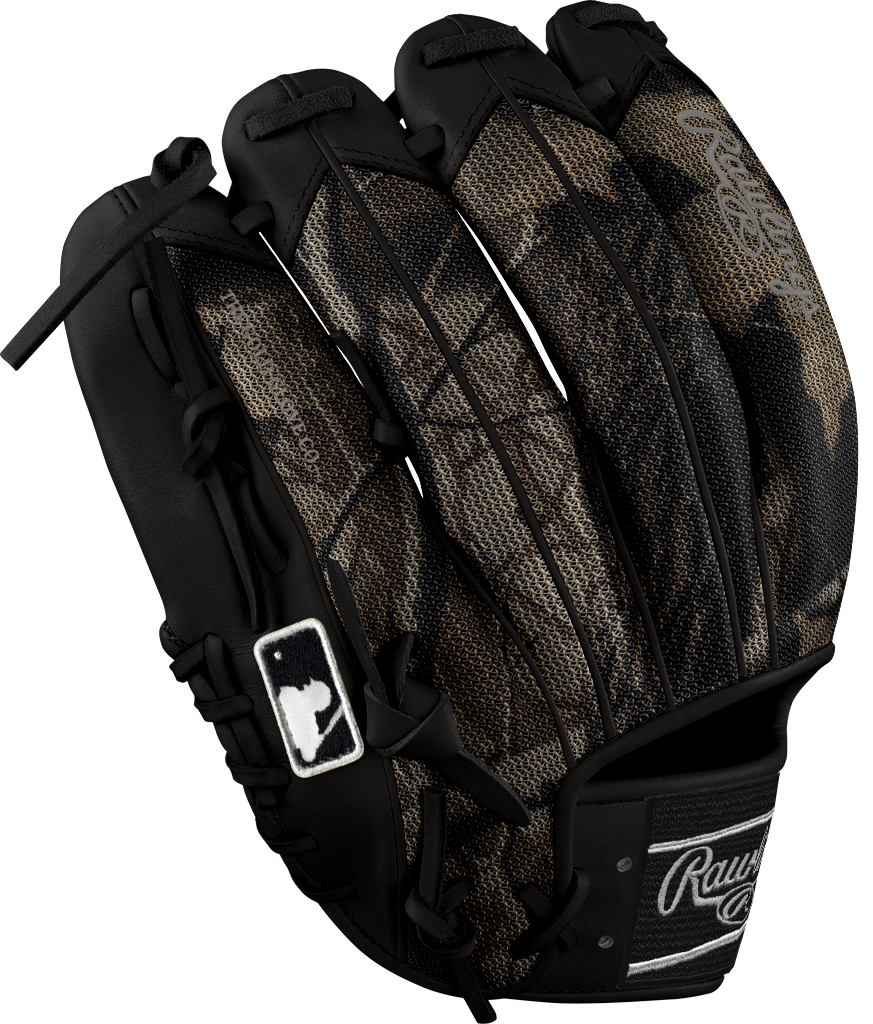 Rawlings Custom 11.50" Inch I-Web Camouflage Speed Shell Black Heart of the Hide Infield Glove - CustomBallgloves.com