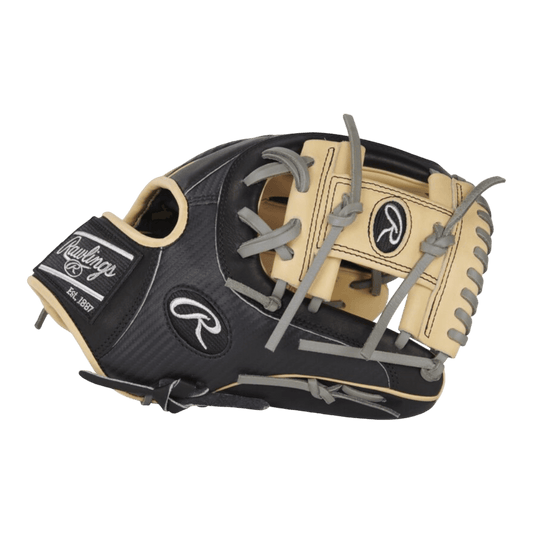 Rawlings Heart of the Hide 11.5” I-Web Hyper Shell Black Blonde Infield Glove - CustomBallgloves.com