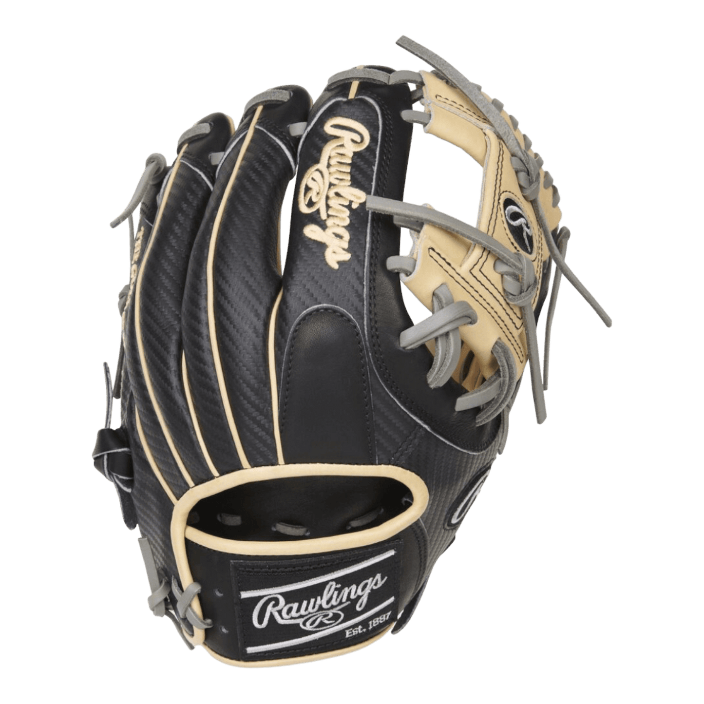 Rawlings Heart of the Hide 11.5” I-Web Hyper Shell Black Blonde Infield Glove - CustomBallgloves.com