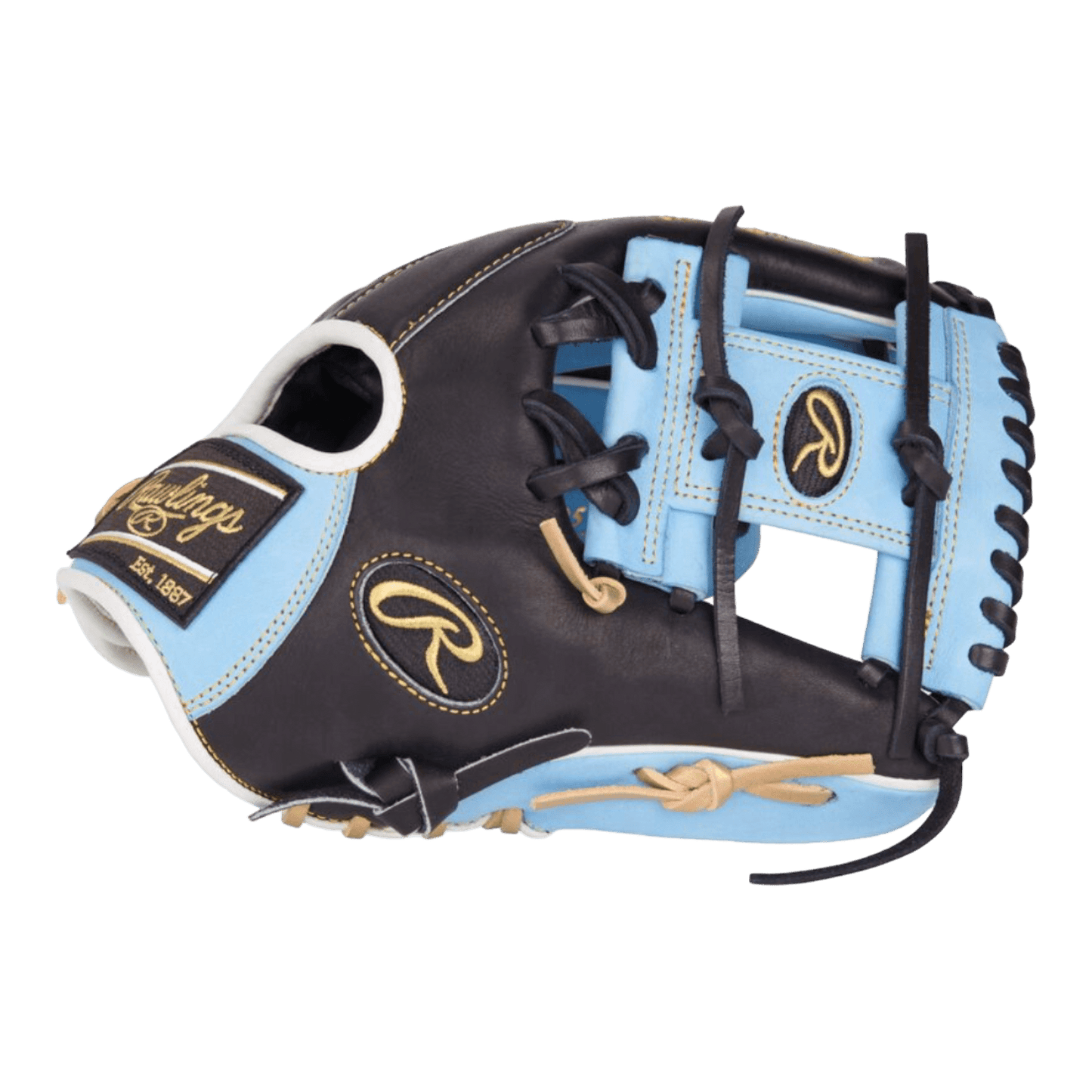 Rawlings HOH R2G 11.75” Baby Blue Infield Glove - CustomBallgloves.com