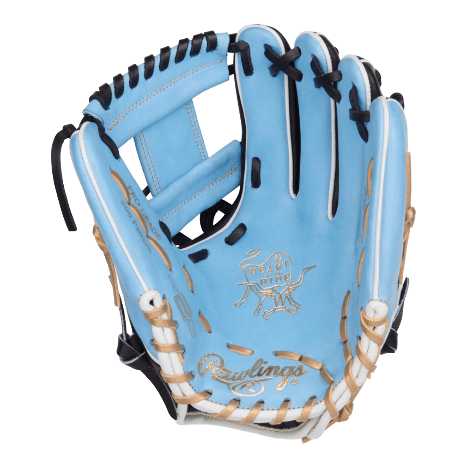 Rawlings HOH R2G 11.75” Baby Blue Infield Glove - CustomBallgloves.com